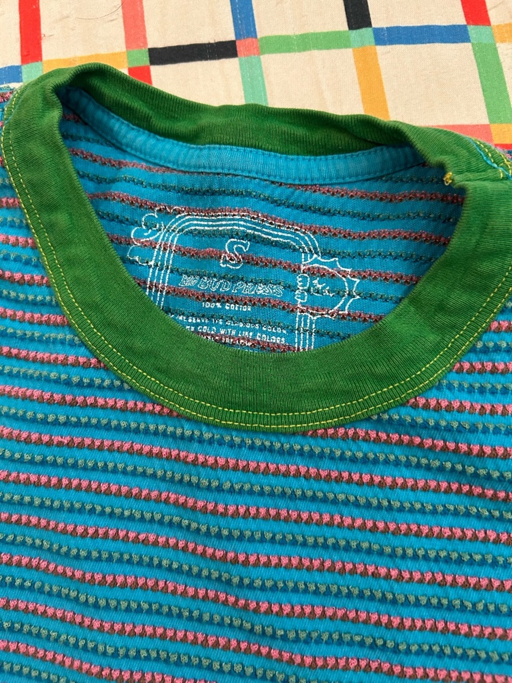 Big bud press textured ringer tee